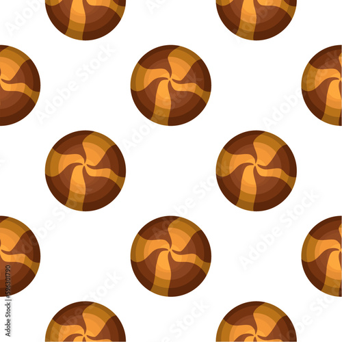 Pattern homemade cookie different taste in pastry biscuit