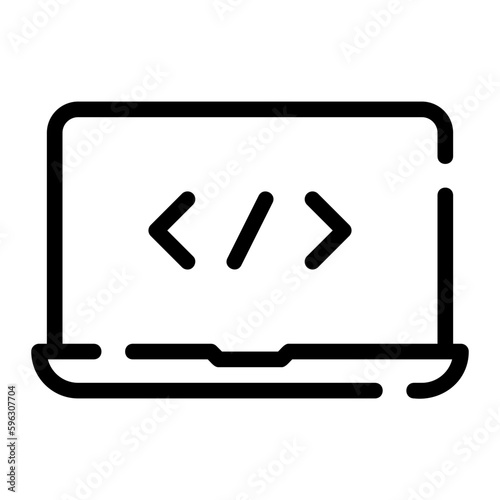 coding line icon