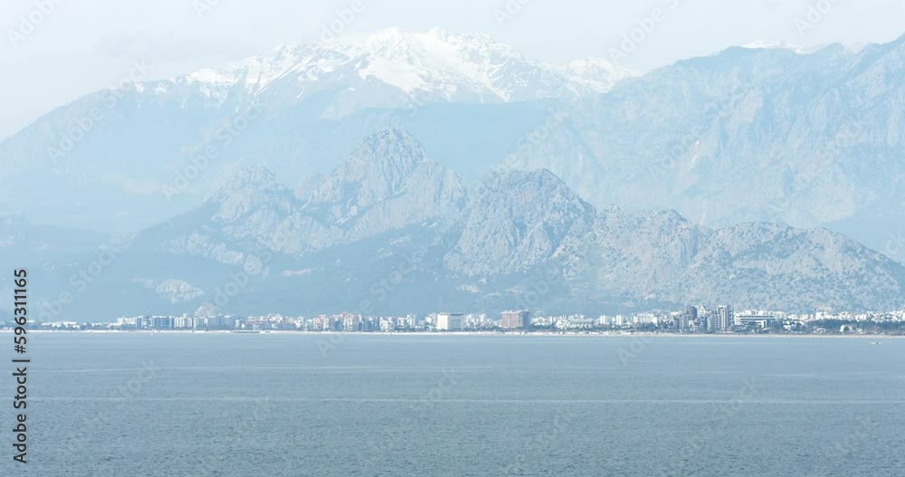 antalya panorama aerial view turkey