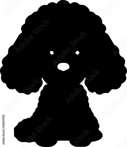 Poodle - Minimalist and Flat Logo - Vector illustration