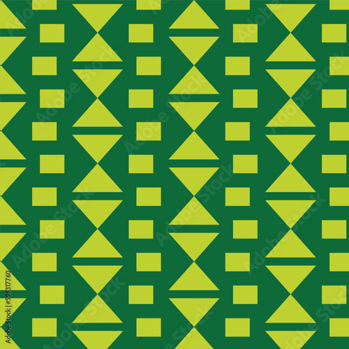 Seamless tingle pattern with green background