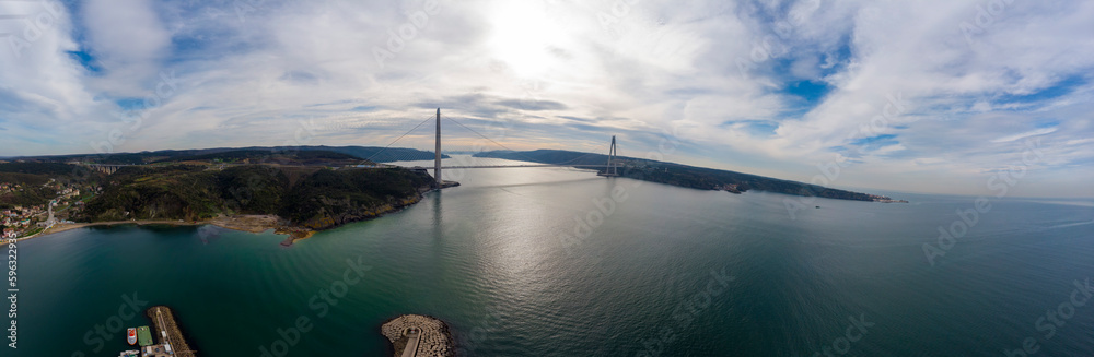 Yavuz Sultan Selim bridge.3rd Bosphorus Bridge and Northern Marmara Motorway Yavuz Sultan Selim bridge.3rd Bosphorus Bridge and Northern Marmara Motorway