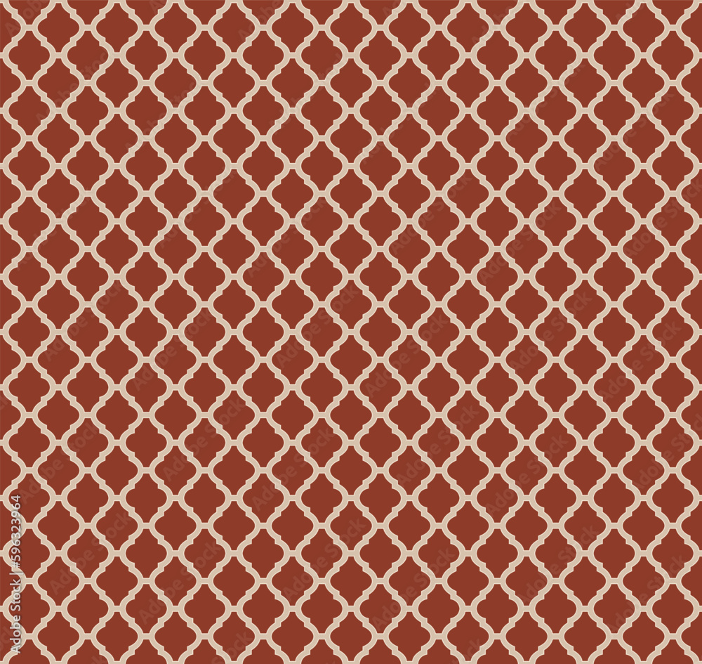 Dark orange and beige Moroccan motif decorative pattern. Dark orange and beige Moroccan motif decorative pattern.