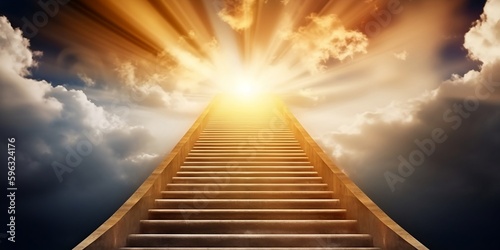 Fotografia Ascending stairs to the sun