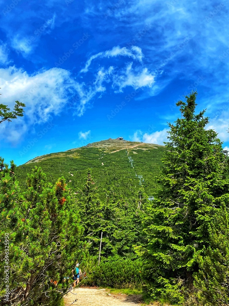 Obraz premium Snezka mountain