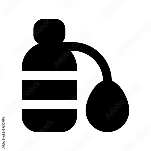 oxygen tank glyph icon