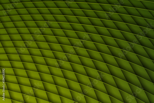 Abstract vector background in green tones in the style of paper card