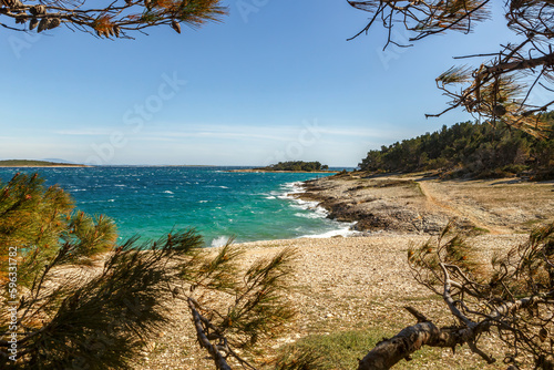 Fototapeta Naklejka Na Ścianę i Meble -  Landscape impressions of Kap Kamenjak, Premantura in croatia in early spring