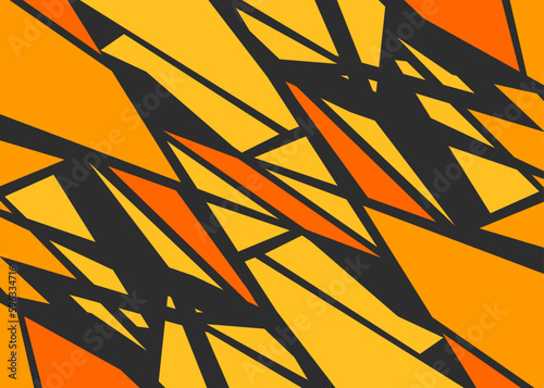 Abstract background with raw and irregular geometric pattern