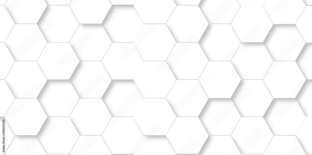 3d Hexagonal structure futuristic white background and Embossed Hexagon , honeycomb white Background ,light and shadow ,Vector.
3d Hexagonal structure futuristic white background and Embossed Hexagon , honeycomb white Background ,light and shadow ,Vector.