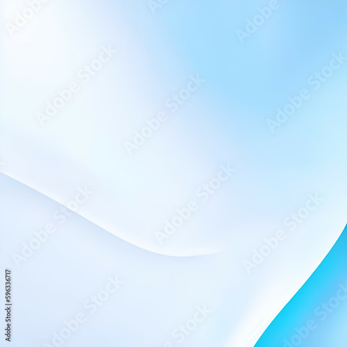 abstract background with waves - white and light blue background - abstract background - Generative AI
