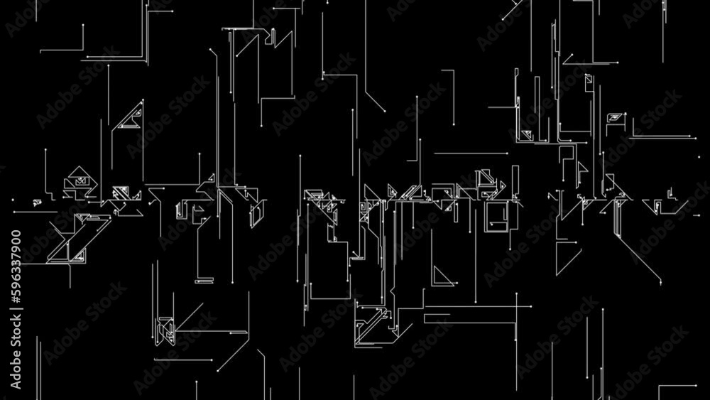 The movement of electrons along the paths of the microcircuit. Microcircuit Pattern. Future technologies. Digital Background The movement of electrons along the paths of the microcircuit. Microcircuit Pattern. Future technologies. Digital Background