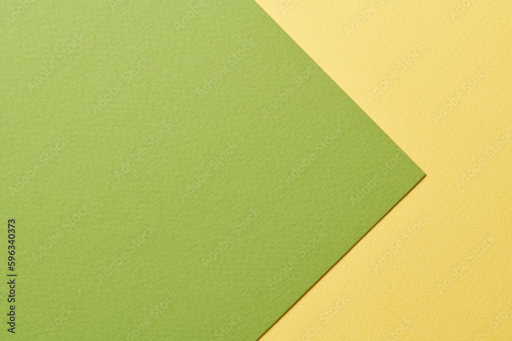 Rough kraft paper background, paper texture yellow green colors. Mockup with copy space for text Rough kraft paper background, paper texture yellow green colors. Mockup with copy space for text