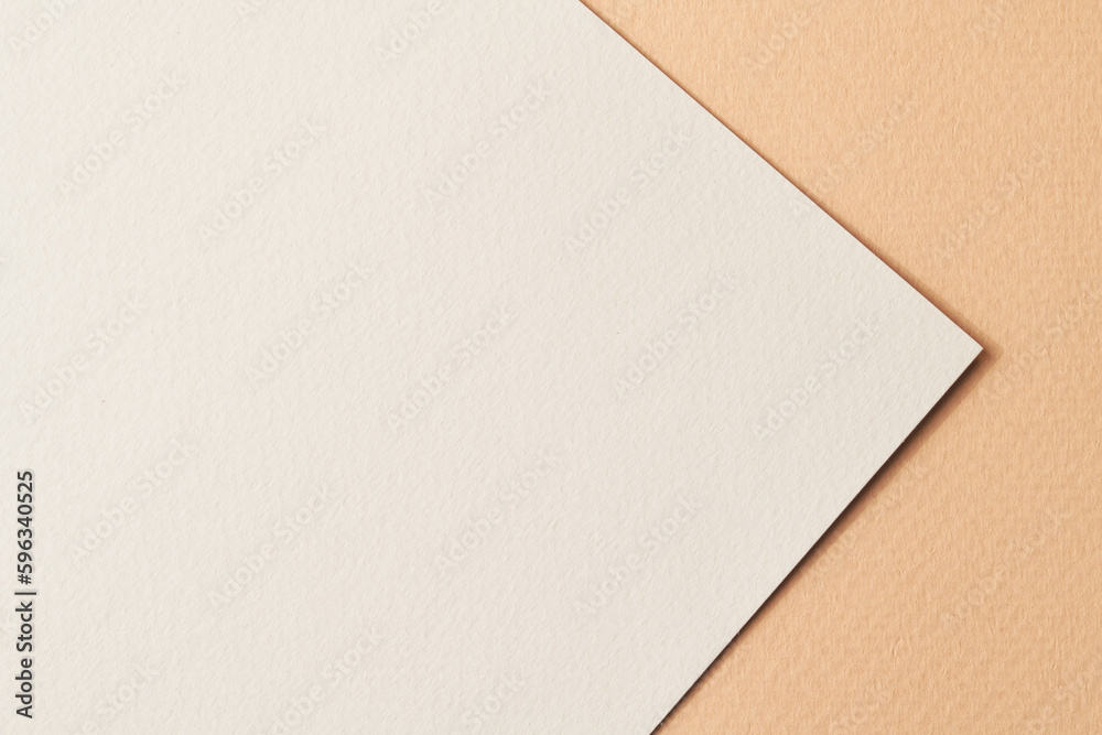 Rough kraft paper background, paper texture beige white colors. Mockup with copy space for text Rough kraft paper background, paper texture beige white colors. Mockup with copy space for text