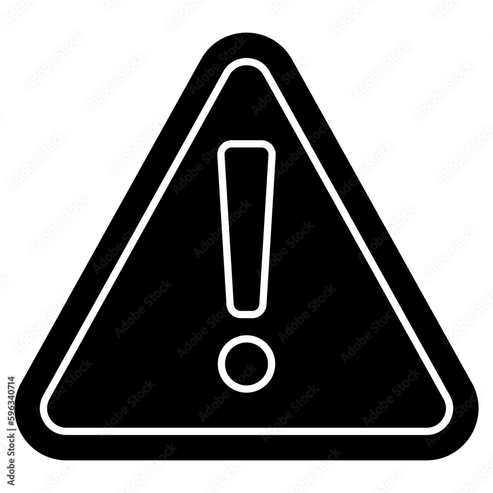 A premium download icon of caution A premium download icon of caution