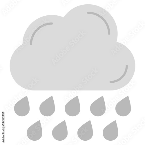 Rainfall icon in perfect design
