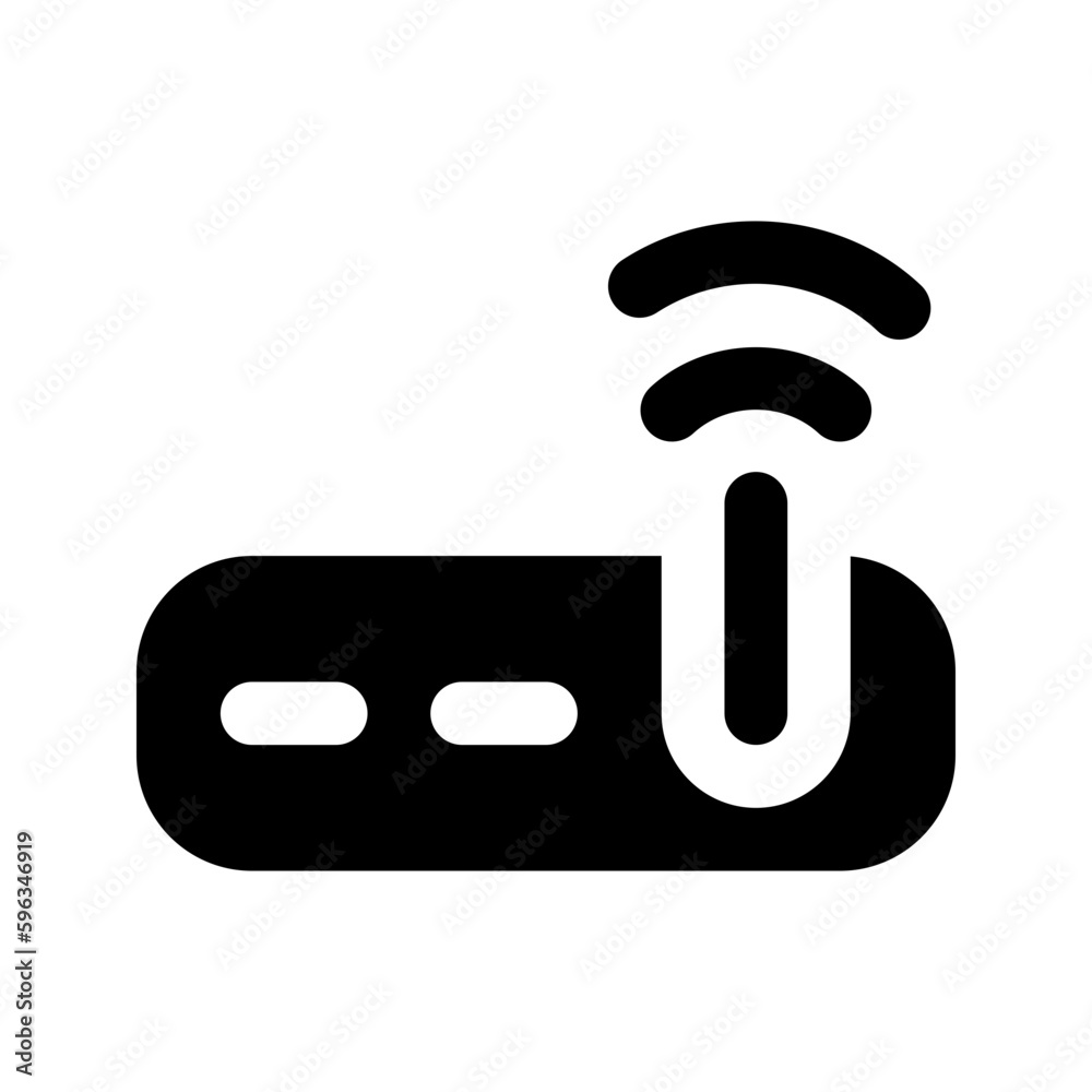 modem glyph icon