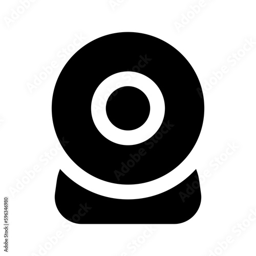 webcam glyph icon
