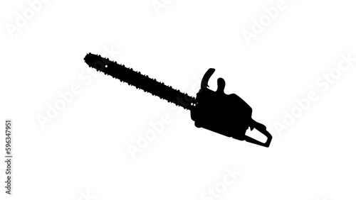 chainsaw silhouette