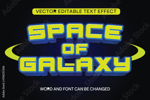 Space Of Galaxy Text Effect