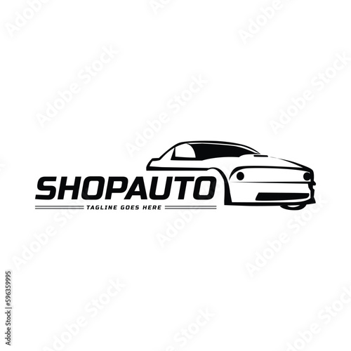 Auto vehicle and car logo design template