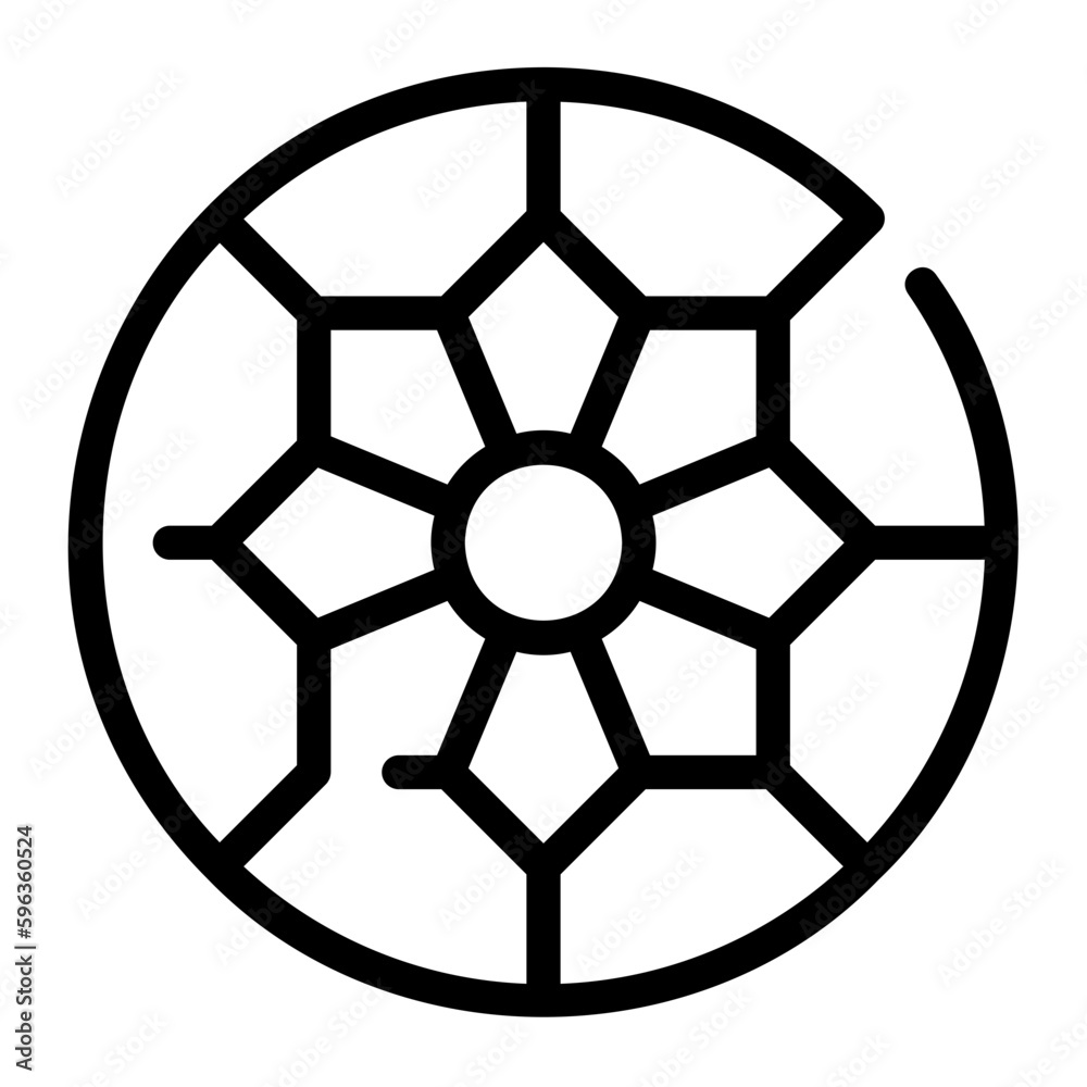 Garnet line icon Garnet line icon