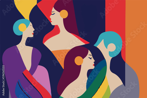 Captivating and artistic image showcasing the beauty and complexity of LGBT people