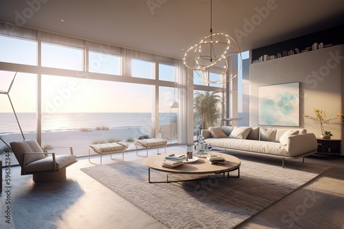 luxury ocean beach house apartment suite lounge living room
