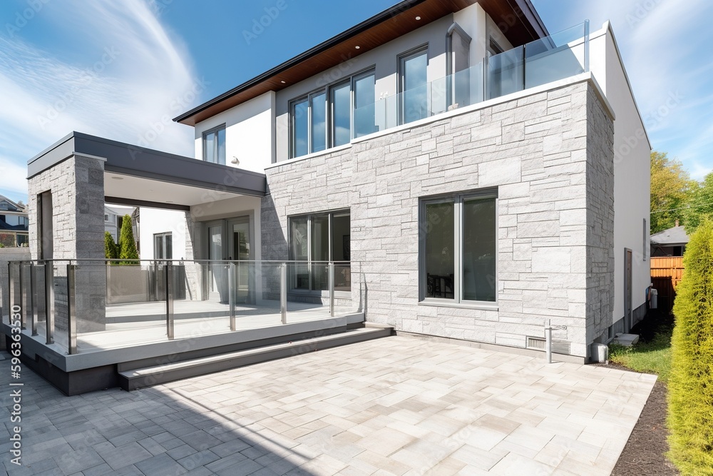 Real estate photography - New big luxury modern house Real estate photography - New big luxury modern house