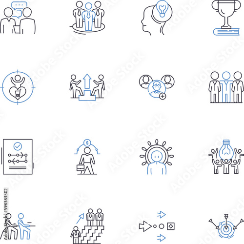 Tokens line icons collection. Cryptocurrency, Digital, Blockchain, Security, Utility, Decentralized, Transfer vector and linear illustration. Value,Transparency,Immutable outline signs Generative AI