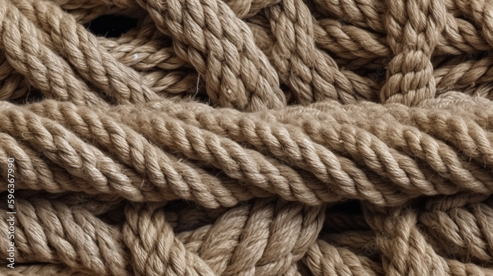 Seamless Tile of Thick Rope Strands - Generative AI. Seamlessly expandable on all sides to your desired size. Seamless Tile of Thick Rope Strands - Generative AI. Seamlessly expandable on all sides to your desired size.