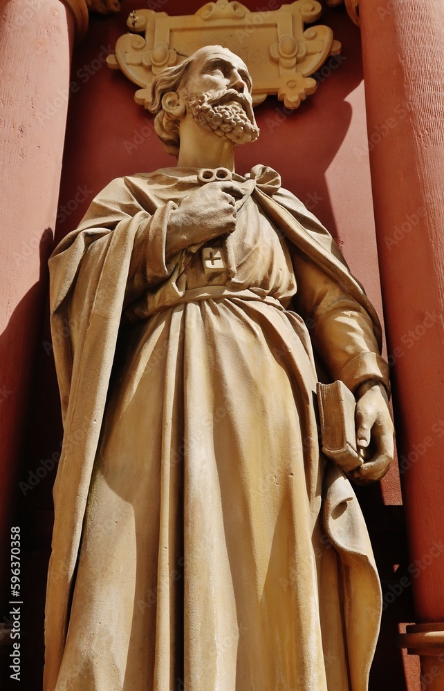 Sankt Petrus, Portalfigur, Marienkirche, Würzburg