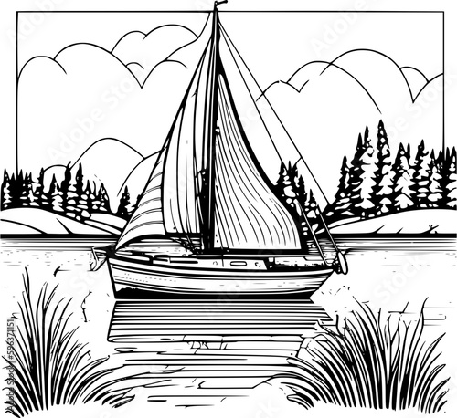 boat in the sea