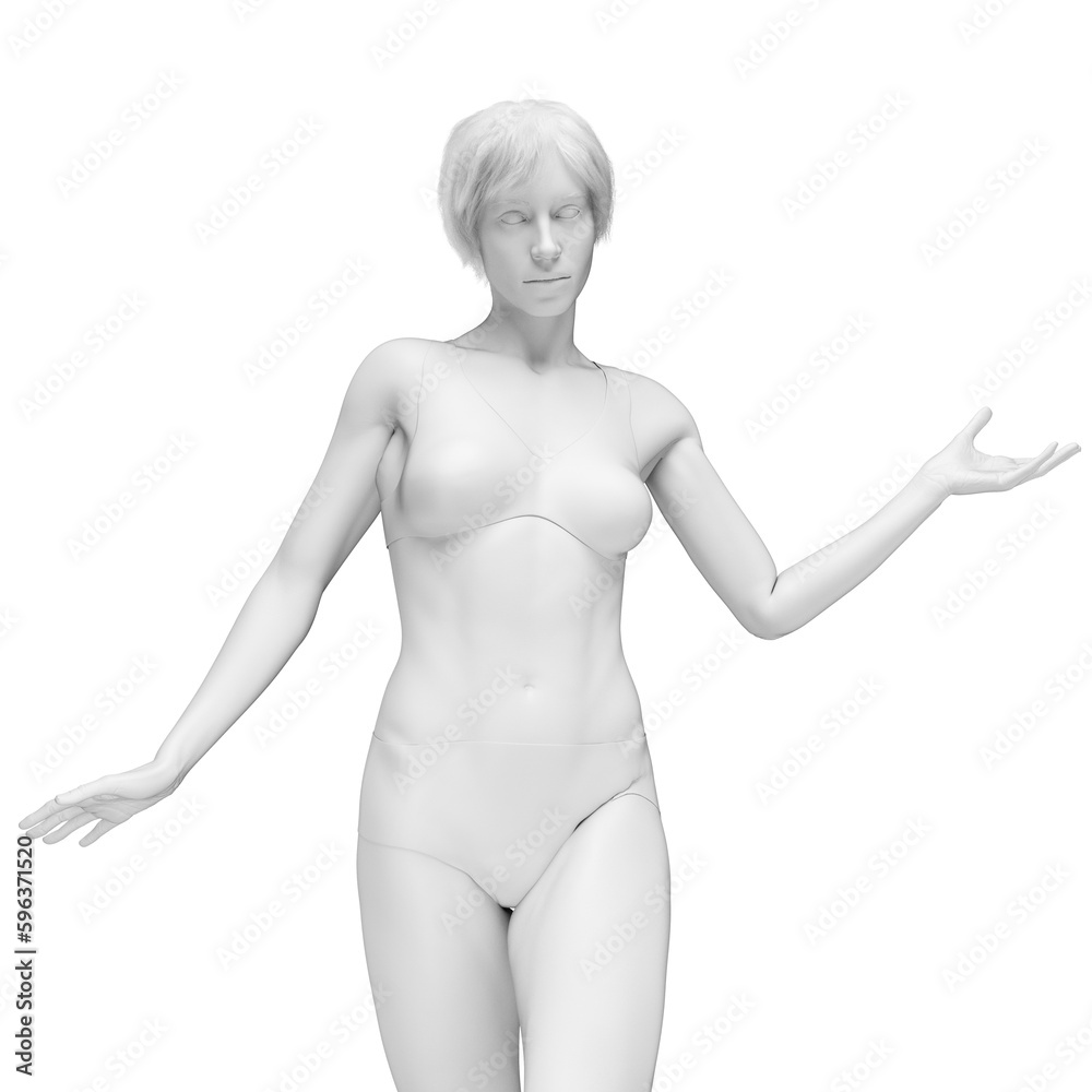 Fototapeta premium 3d medical illustration of the female body