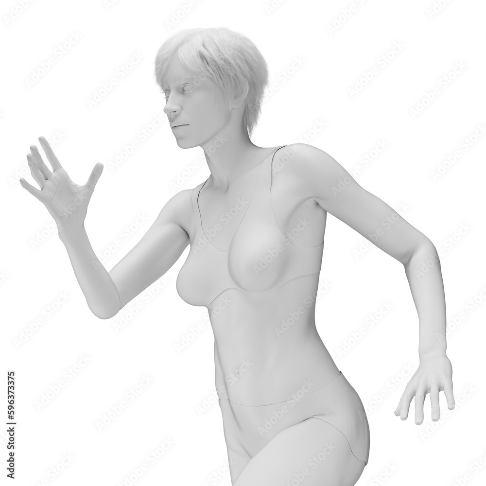 Naklejka premium 3d medical illustration of the female body