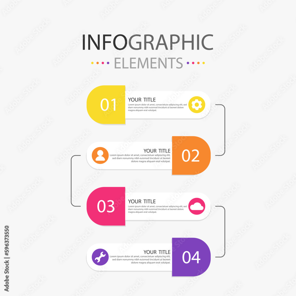 Modern text box infographics elements for use in business, present team work etc. Infographics elements with 4 colors. Modern text box infographics elements for use in business, present team work etc. Infographics elements with 4 colors.