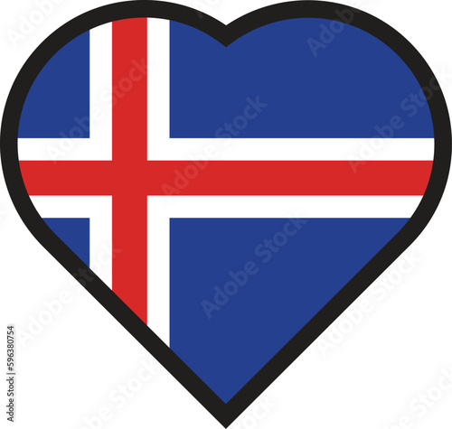 love flag Iceland