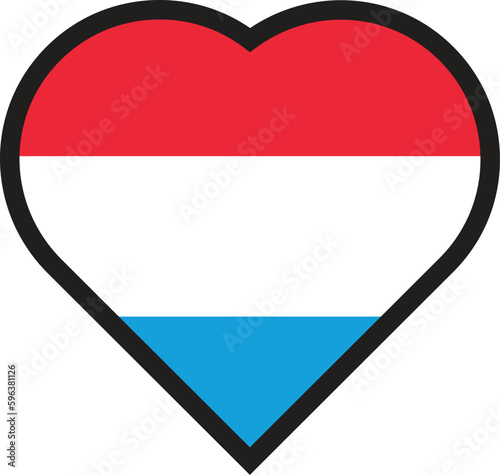 love flag Luxembourg