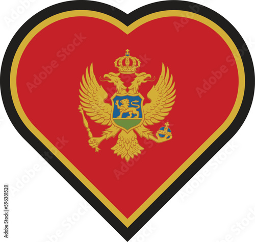 love flag Montenegro