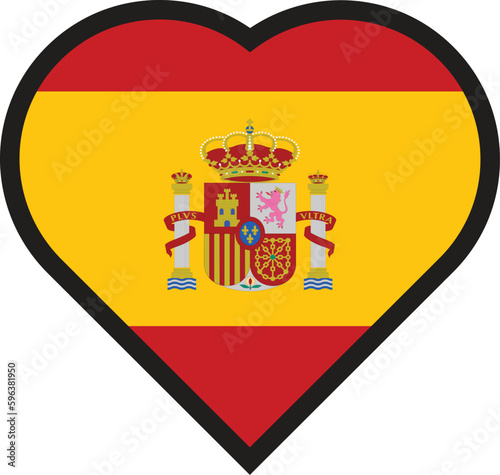 love flag spain
