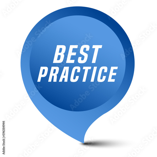 Colorful vector flat design banner best practice. This sign is well adapted for web design.