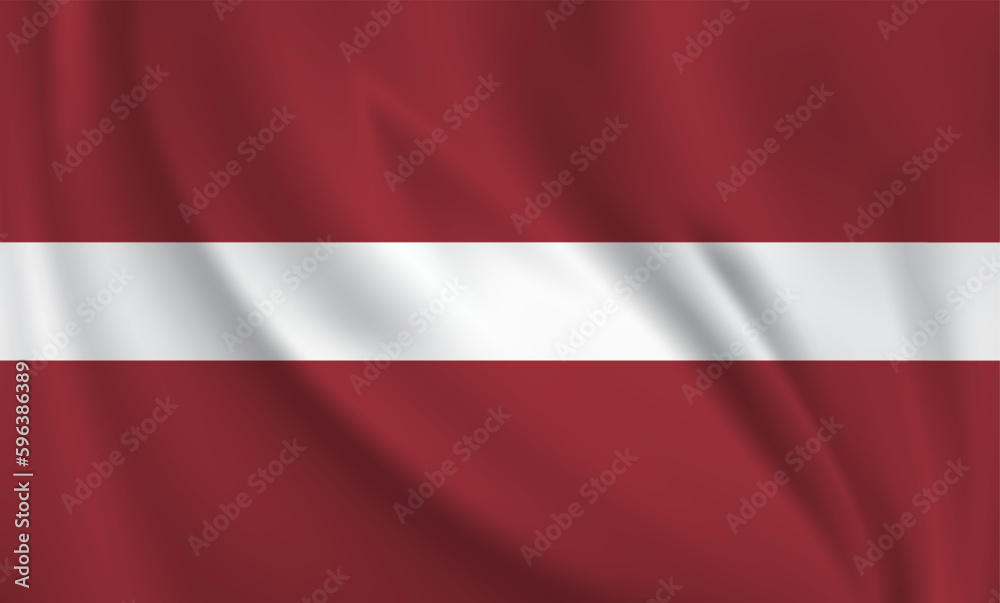 Latvia flag waving in the wind. 3D rendering vector illustration EPS10.
Latvia flag waving in the wind. 3D rendering vector illustration EPS10.