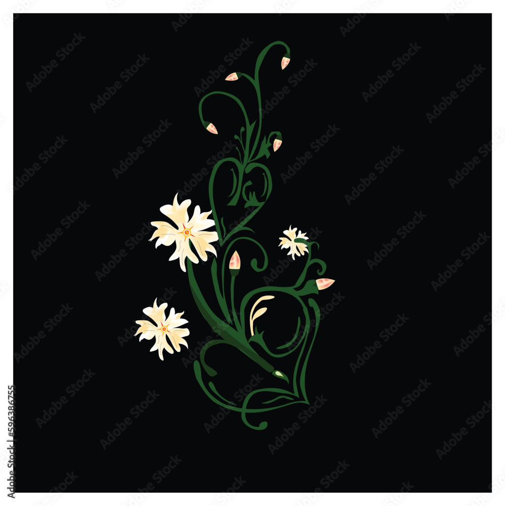 illustration of of flowers design tattoo illustration of of flowers design tattoo