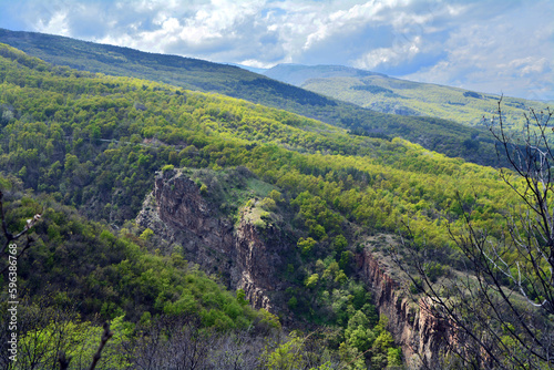 Panoramic view to the Rhodope Mountains, Bulgaria