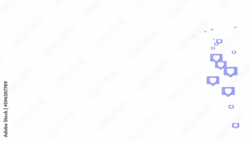 4K Social media Live style animated heart on green screen. 60 FPS 4K Social media Live style animated heart on green screen. 60 FPS