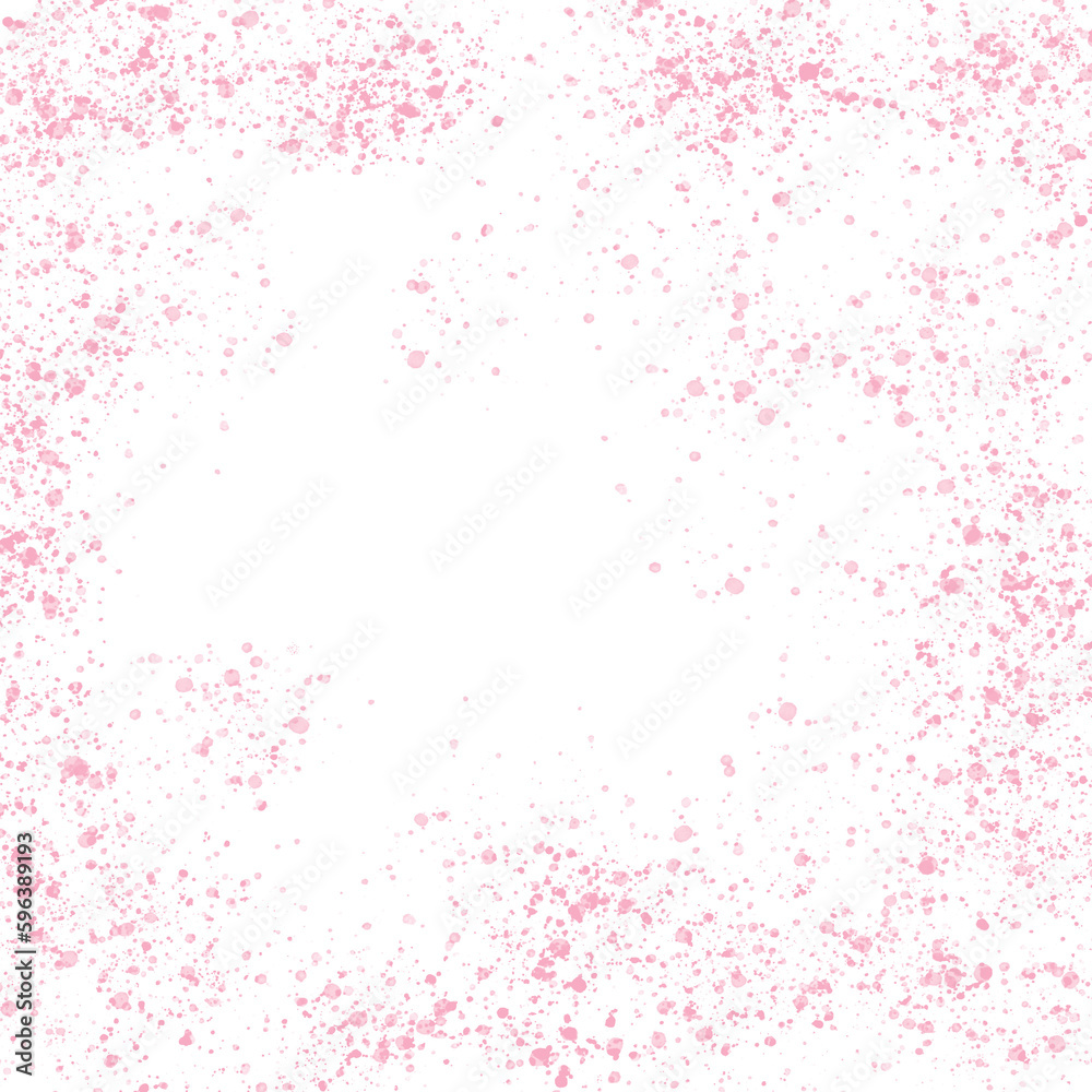 pink white center square paint water splash frame watercolor background backdrop splatter stains ink dots spots irregular pattern art minimalistic modern aestethic vignette post 