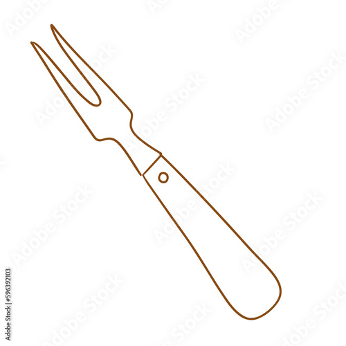 kitchenware_doodle_handdrawing_2 top knife