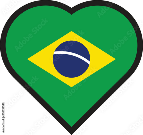 love flag brazil