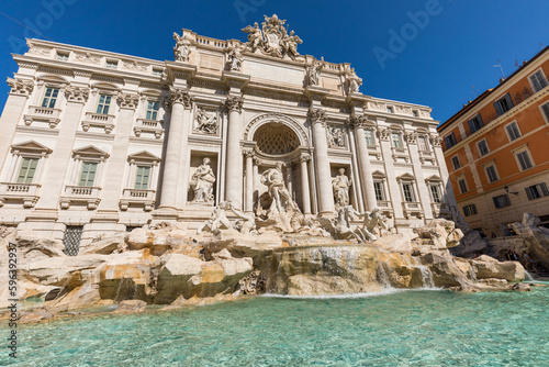 The Trevi Fountain in Rome