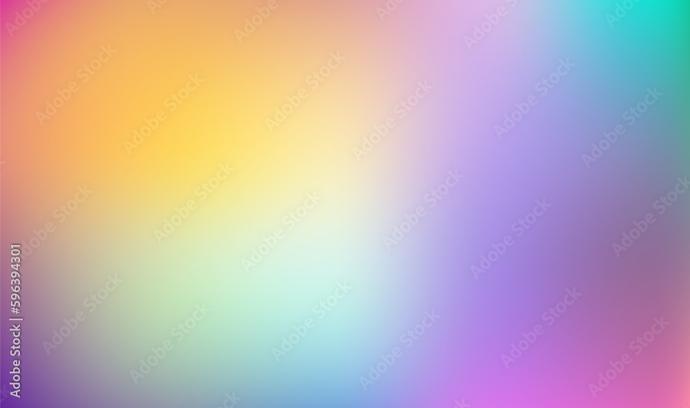Holographic Foil. Iridescent vector background. Fantasy colorful card